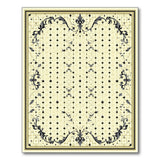 Ornate Black Floral Beige Vintage Area Rug