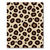 Brown and Tan Brown Tan Leopard Print Area Rug