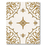 Traditional Persian Gold and Silver Ornate Gold Medallion Persian Area Rug