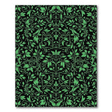 Lush Green Vine Floral Area Rug