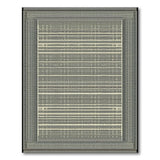 Black and White Striped Black White Geometric Striped Area Rug