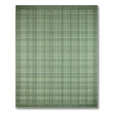 Green Green Plaid Geometric Area Rug