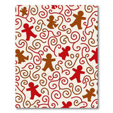 Whimsical Gingerbread Cartoon Area Rug