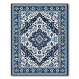 Medallion Navy Blue Persian Medallion Area Rug