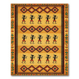 Southwestern Flute Players Area Rug
