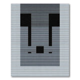 Bold Black and White Bold Black White Geometric Area Rug