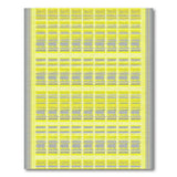 Vibrant Yellow Grey Geometric Grid Area Rug