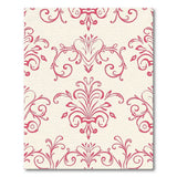 Pink Damask Floral Vintage Area Rug