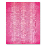 Pink Crocodile Scale Area Rug