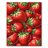 Vibrant Strawberry Cascade Area Rug