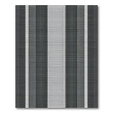 Vertical Modern Black White Vertical Stripe Area Rug