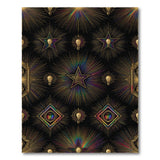 Multi-Color Starburst Geometric Area Rug