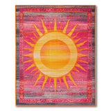 Vibrant Sunburst Heritage Area Rug
