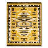 Bold Yellow Southwestern Geometric Rug