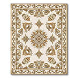 Traditional Persian Ornate Gold Medallion Persian Area Rug