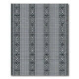 Black and White Black White Diamond Tribal Area Rug