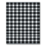 Black White Checkered Farmhouse Area Rug