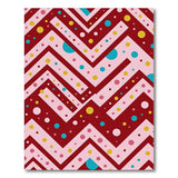 Vibrant Zigzag Multi-Color Geometric Area Rug
