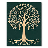 Tree of Life Silhouette Area Rug