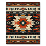 Bold Southwestern Geometric Tribal Rug