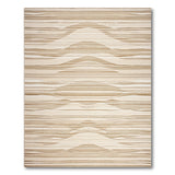 Wavy Beige Neutral Area Rug
