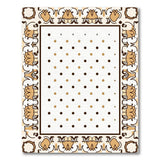 Traditional Persian Beige and Neutral Ornate Beige Persian Border Area Rug