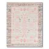 Heritage Tribal Pink Grey Heritage Tribal Area Rug