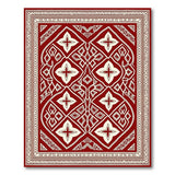 Heritage Tribal Red Red Heritage Tribal Geometric Area Rug