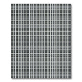 Black and White Geometric Modern Bold Black White Grid Area Rug