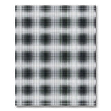 Black White Halftone Check Area Rug