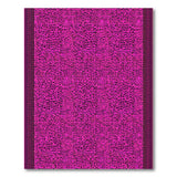 Boho Chic Print Hot Pink Leopard Print Area Rug