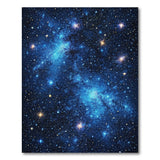 Starry Nebula Galaxy Area Rug