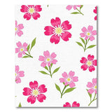 Pink Pink Sakura Blossom Floral Area Rug