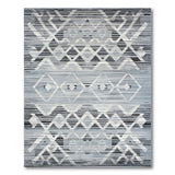 Geometric Modern Grey Modern Grey Geometric Diamond Area Rug
