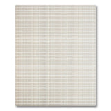 Neutral Beige Grid Area Rug