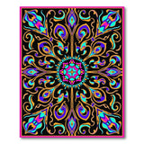 Multi-color and Patterns Vibrant Multi-Color Persian Mandala Area Rug