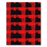 Black Red Black Buffalo Plaid Area Rug