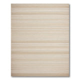 Geometric Modern Beige Woven Geometric Stripe Area Rug