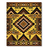 Southwestern Geometric Arrow Diamond Rug