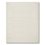 Cream Beige Woven Grid Area Rug