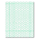 Mint Green Honeycomb Hexagon Area Rug