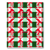 Vibrant Multi-Color Arrow Plaid Area Rug