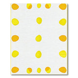 Whimsical Yellow Orange Egg Oval Area Rug