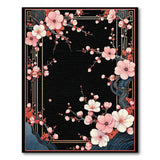 Elegant Cherry Blossom Pink Area Rug