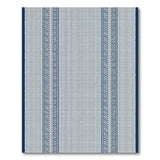 Navy Blue Chevron Stripe Gray Area Rug