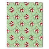 Red Poinsettia Medallion Persian Area Rug
