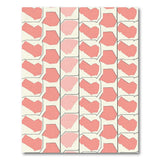 Pink Geometric Polygon Area Rug