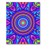 Vibrant Mandala Multi-Color Geometric Area Rug