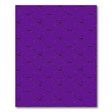 Purple Hexagon Geometric Area Rug
