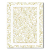 Golden Leaf Botanical Area Rug